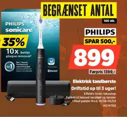 Power Philips Elektrisk tandbørste Driftstid op til 3 uger! tilbud