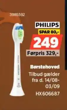 Power Philips Børstehoved tilbud