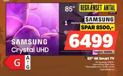 Power Samsung 85" 4K Smart TV tilbud