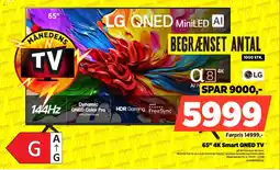 Power Lg 65" 4K Smart QNED TV tilbud