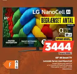 Power Lg 65" 4K Smart TV Levende farver med NanoCell tilbud