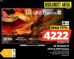 Power Lg 55" 4K Smart TV 120 Hz & AMD Freesync tilbud