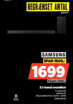 Power Samsung 5.1-kanal soundbar tilbud