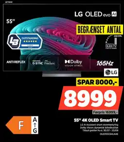 Power Lg 55" 4K OLED Smart TV tilbud