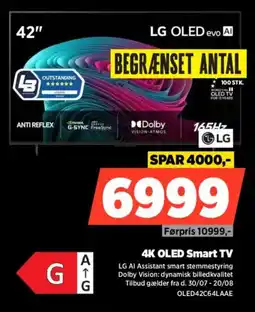 Power Lg 4K OLED Smart TV tilbud