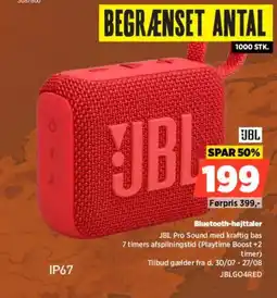 Power Jbl Bluetooth-højttaler tilbud