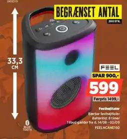 Power Feel Festhøjttaler tilbud