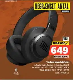 Power Jbl Trådløse hovedtelefoner tilbud