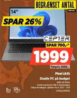 Power Cepter Pixel (A9) Studie PC på budget tilbud