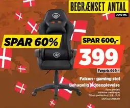 Power Falcon- gaming stol Behagelig ddeoplevelse tilbud