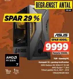 Power Asus TUF - Gaming PC Kompakt 15 L gaming-kraftcenter tilbud