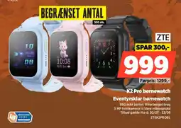 Power Zte K2 Pro børnewatch Eventyrsklar børnewatch tilbud