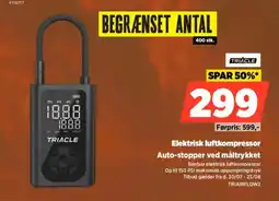 Power Triacle Elektrisk luftkompressor Auto-stopper ved måltrykket tilbud