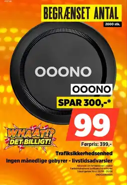 Power Ooono Trafiksikkerhedsenhed Ingen månedlige gebyrer - livstidsadvarsler tilbud
