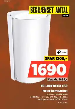 Power TP-LINK DECO X50 Mesh-kompatibel tilbud