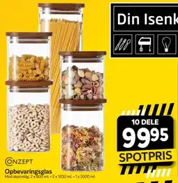 Din Isenkræmmer Conzept Opbevaringsglas tilbud