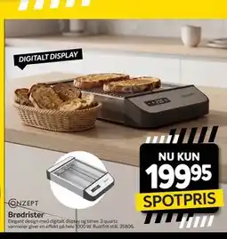 Din Isenkræmmer CONZEPT Brødrister tilbud