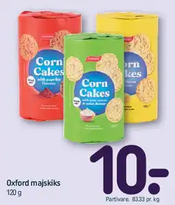 REMA 1000 Oxford majskiks (Corn Cakes) tilbud