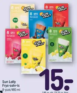 REMA 1000 Sun Lolly Frys-selv-is tilbud
