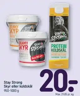 REMA 1000 Stay Strong Skyr eller koldskål tilbud