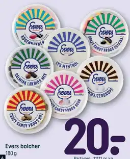 REMA 1000 Evers bolcher tilbud