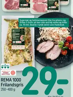 REMA 1000 REMA1000 Frilandsgris tilbud