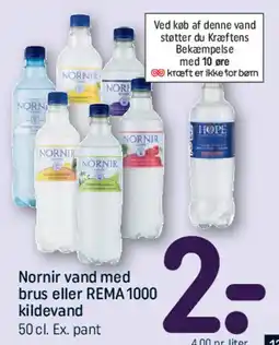 REMA 1000 Nornir / REMA 1000 kildevand 50 cl tilbud