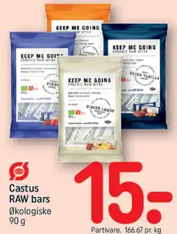 REMA 1000 Castus RAW bars tilbud