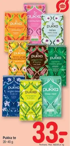 REMA 1000 Pukka te tilbud