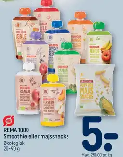 REMA 1000 REMA 1000 Smoothie eller majssnacks tilbud