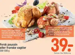 REMA 1000 Fersk poussin eller franske vagtler tilbud