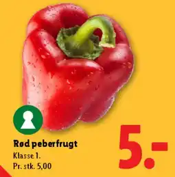 Lidl Rød peberfrugt tilbud