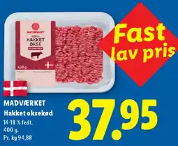 Lidl Hakket oksekød tilbud