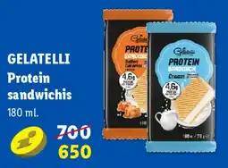 Lidl GELATELLI Protein sandwichis tilbud