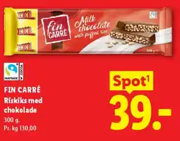 Lidl FIN CARRÉ RisiKiks med chokolade tilbud