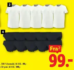 Lidl T-shirts / undertrøjer (pakker) tilbud