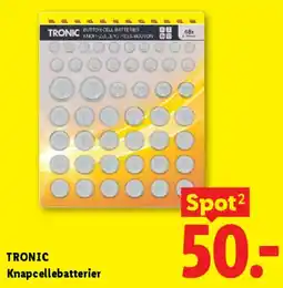 Lidl TRONIC Knappcellebatterier tilbud