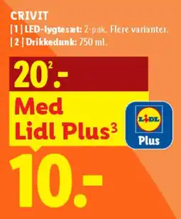 Lidl Drikkedunk tilbud