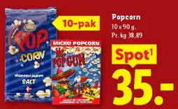Lidl Popcorn (10-pak) tilbud