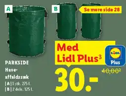 Lidl PARKSIDE Have-affaldssæk tilbud