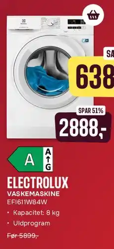 Skousen ELECTROLUX VASKEMASKINE tilbud