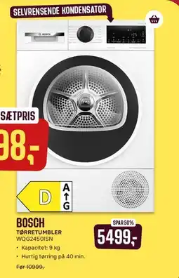 Skousen Bosch tørretumbler tilbud