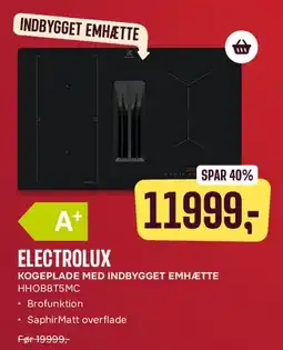 Skousen ELECTROLUX KOGEPLADE MED INDBYGGET EMHÆTTE tilbud