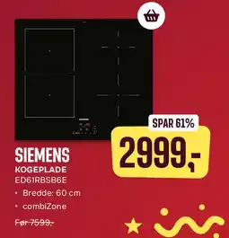 Skousen SIEMENS KOGEPLADE tilbud