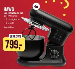 Skousen HAWS KØKKENMASKINE 30-KM1200B tilbud