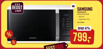 SAMSUNG MIKROOVN MS23K3523AW