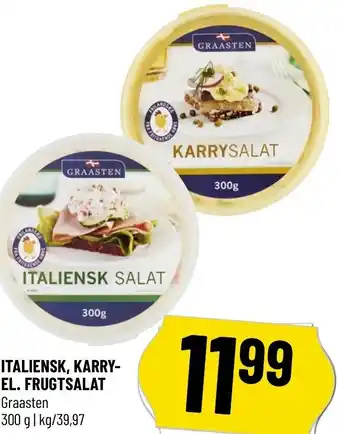 Italiensk, Karry-El. Frugtsalat 300g