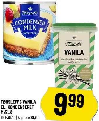 Tørsleffs Vanila El. Kondenseret Mælk 100-397