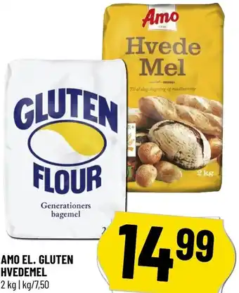 Løvbjerg Amo El. Gluten Hvedemel 2kg tilbud