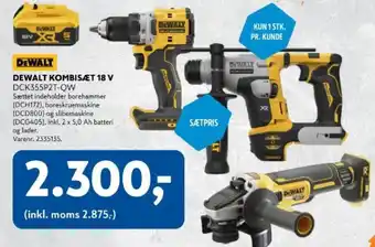 DeWalt kombisæt 18 v